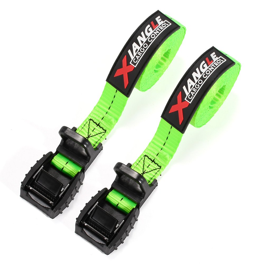 Custom 2pk 25mm 250kg Black Soft Pad Kayak Straps Tie Down Cam Buckle