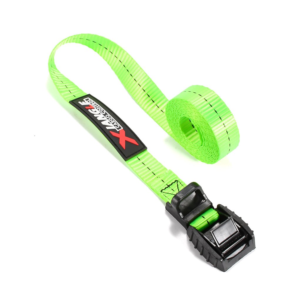 Custom 2pk 25mm 250kg Black Soft Pad Kayak Straps Tie Down Cam Buckle