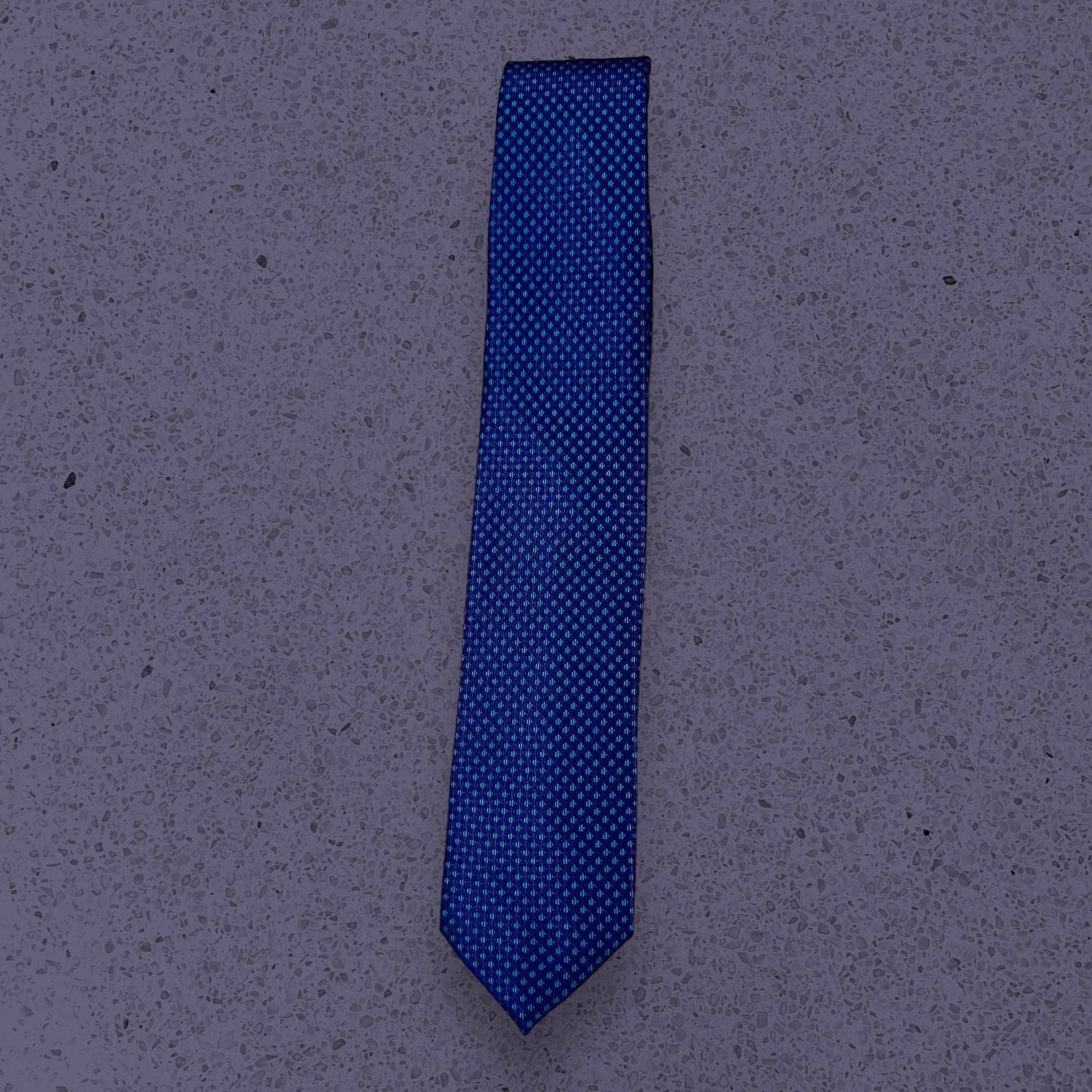 Blue Dotted Tie