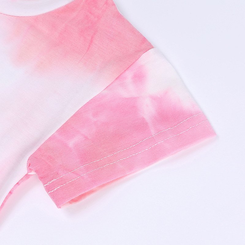 Kids Clothing Sets Summer Children Tie Dye Shorts Set Boys Girls Casual Kids Sports Suit 2pcs Hot Sale Sets