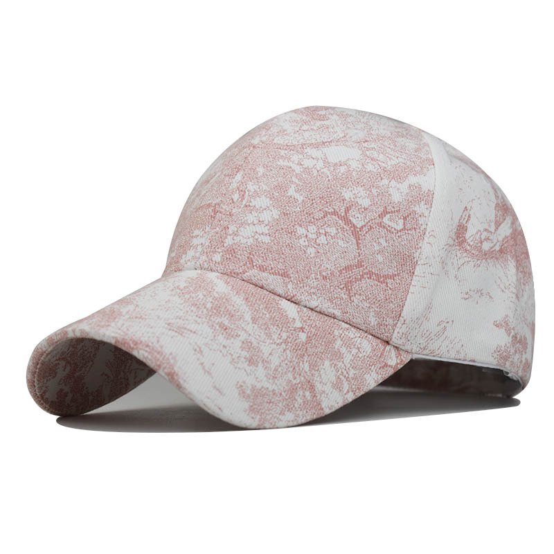 2305 Tie Dyed Hat Chinese Style Versatile Printing Cotton Dad Hats Baseball Caps For Men And Women