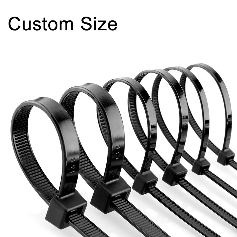 Professional Self-lock ZipTies Plastic Push Mount Self Locking Nylon pa66 Cable Ties