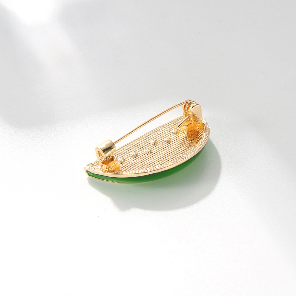 Manufacturer Watermelon Shape Lapel Pin Support Palestine Watermelon Charm Brooch Pin Badge Brooch I Love Palestine Lapel Pin