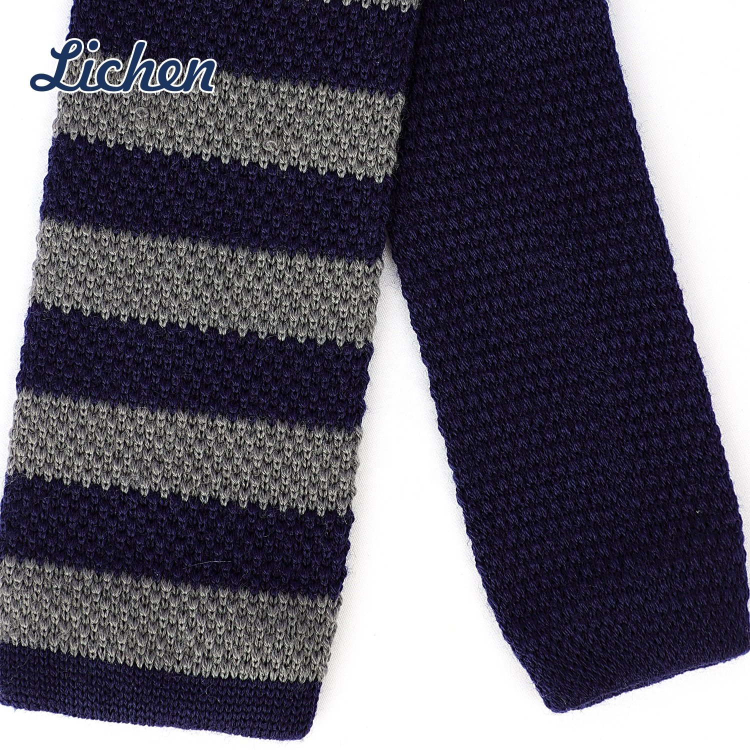 Polyester Necktie Mens Casual Tie Set Available Knit Necktie Loose Tie Fashion For Man