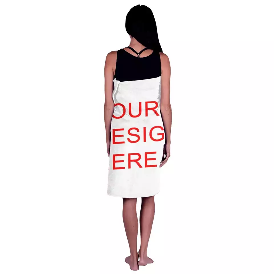 Wholesale Custom Rectangle Beach Bath Towel 100% Microfiber