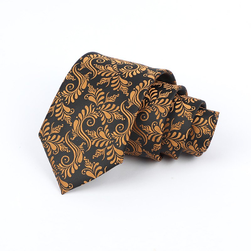 2024 Necktie business formal men's polyester tie