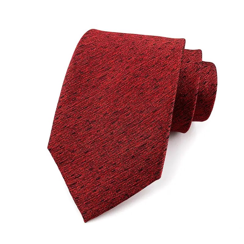 Fashion Polyester High Quality Gray Printed Custom Embroidered Office Wear Silk Suit Accessories Label Tie For Men