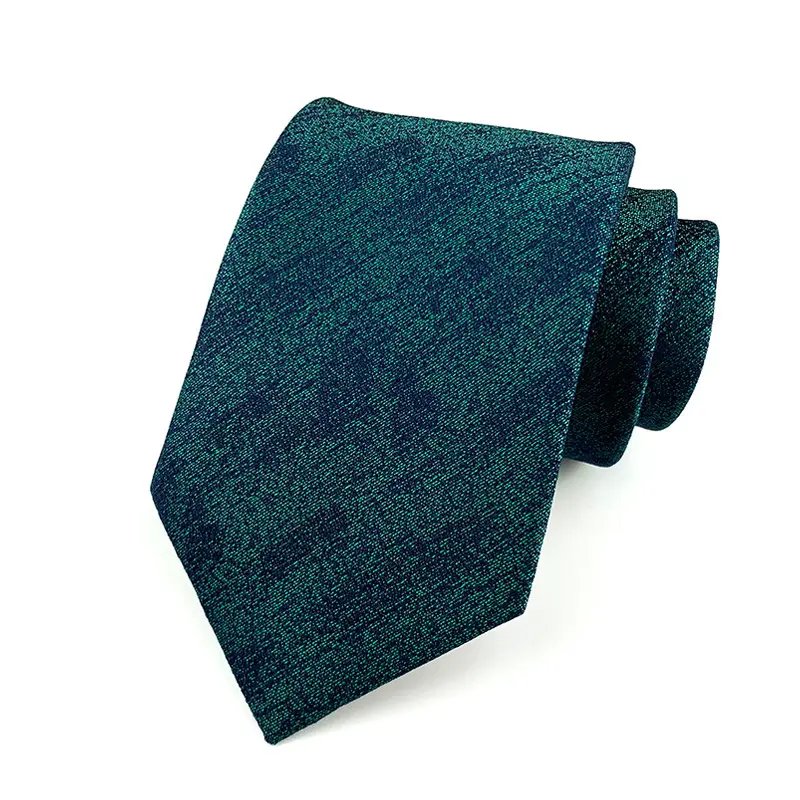 Fashion Polyester High Quality Gray Printed Custom Embroidered Office Wear Silk Suit Accessories Label Tie For Men