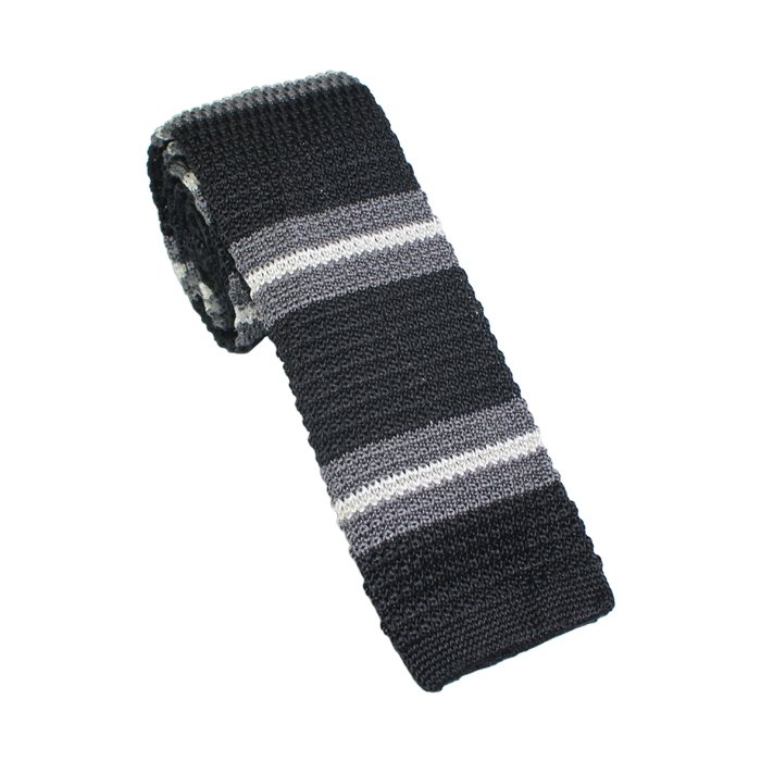 high quality fashion design 100% silk knitted neck ties