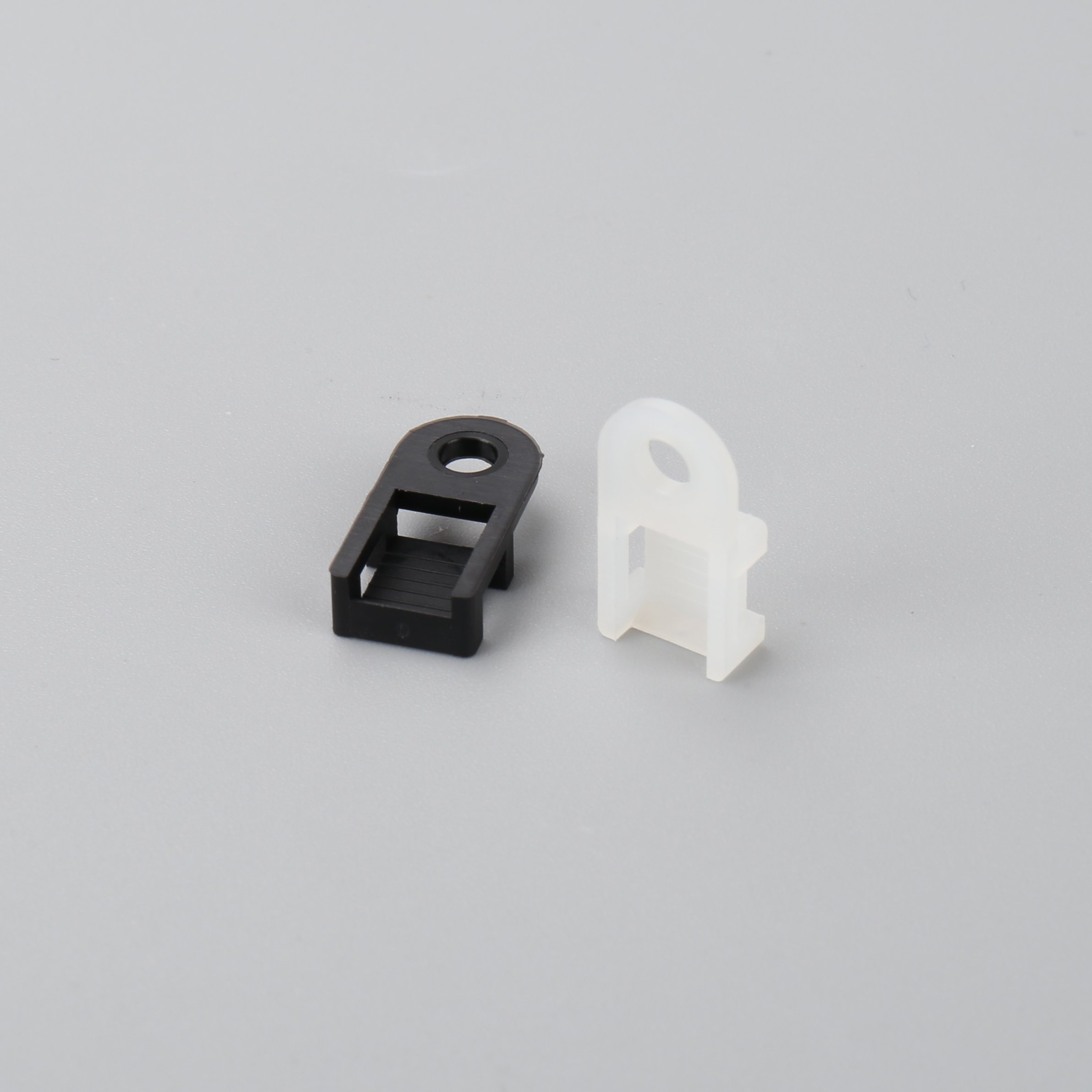 OUORO HC-0(Hole diameter 3.7mm)High Quality Adjustable White Black 94-V2 Saddle Type Nylon66 Cable Tie Mounts