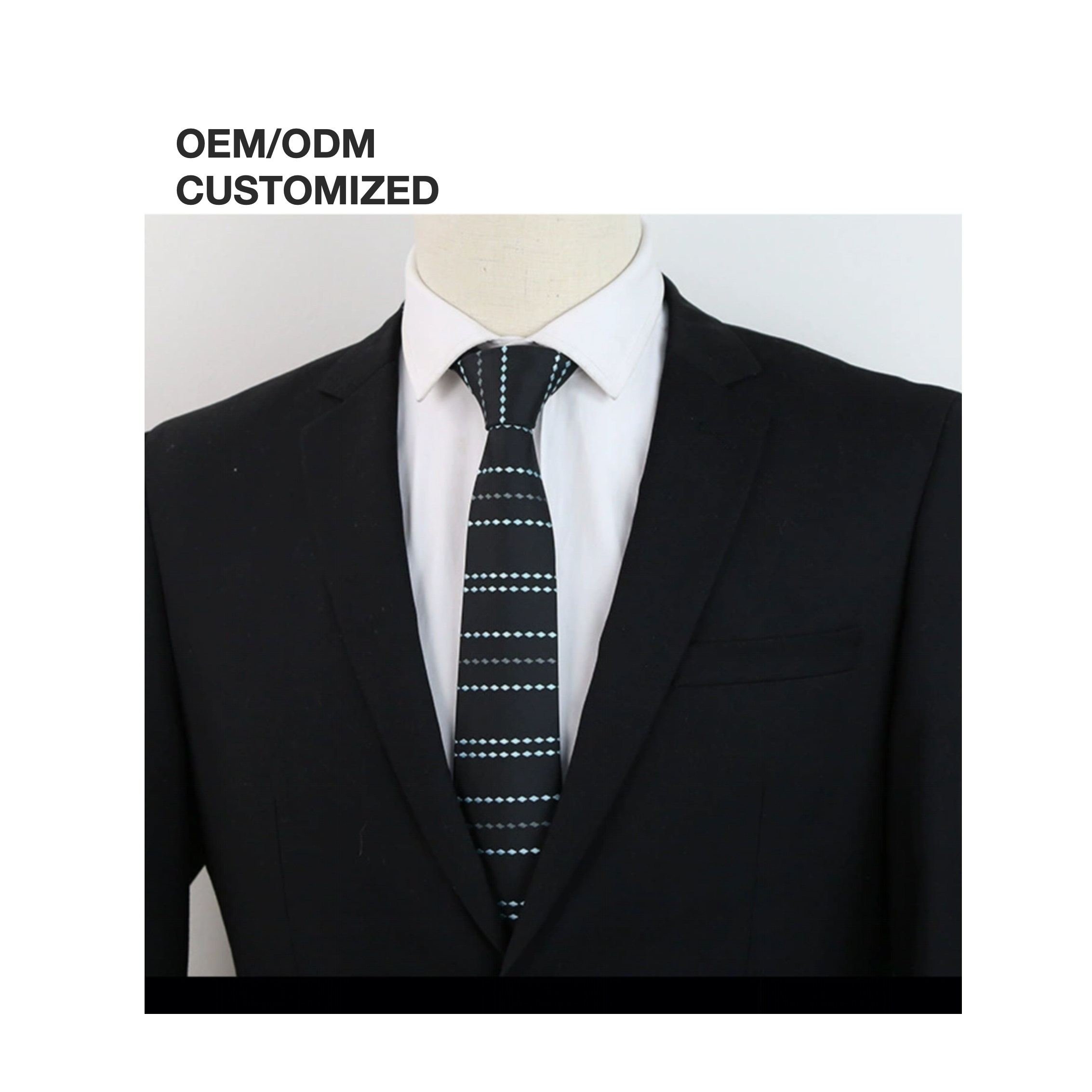 Good Price Line Texture Business Men Tie Classic Silk Necktie
