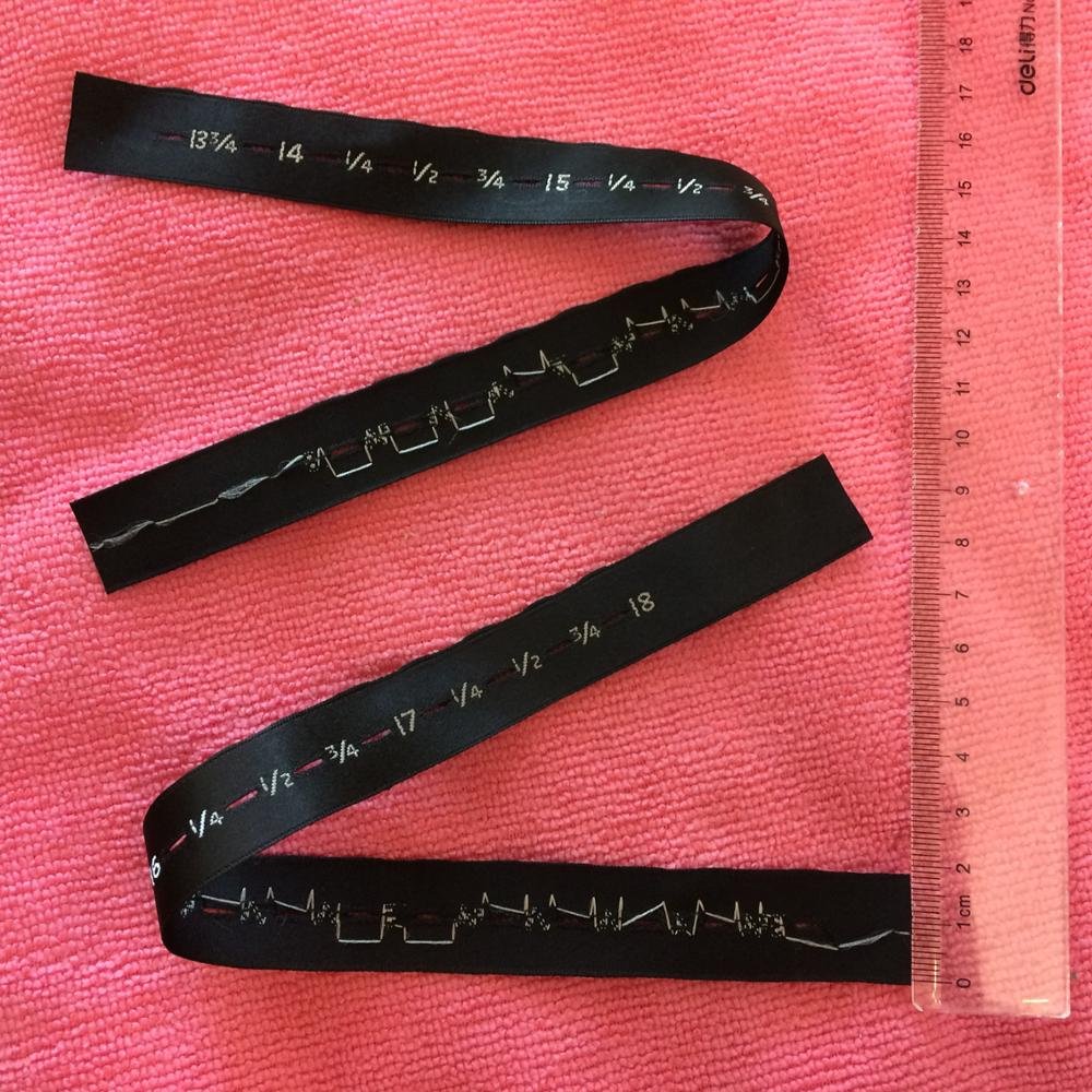 2023 various width bow tie ribbons with woven sizes,adjustable silky bow tie neck tapes with size holes