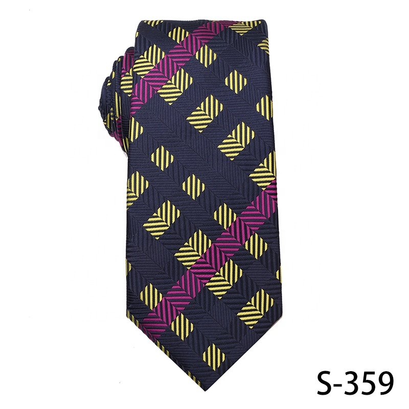 China Factory's Yellow Green Dots Polyester Tie High Quality High Visibility Ascot Ties For Men Various Beautiful Designs
