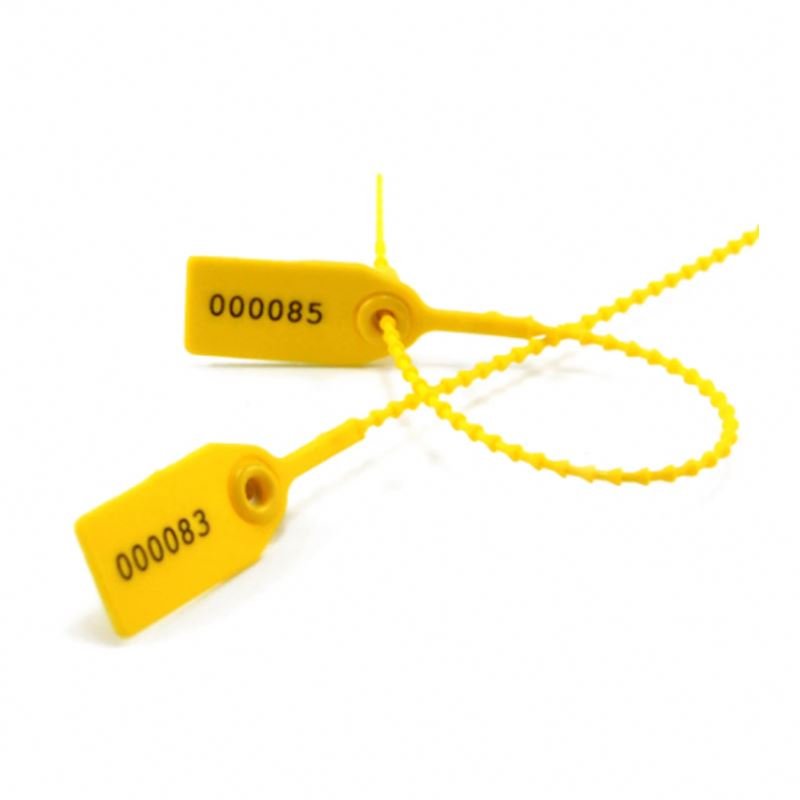 Security Plastic Seals Tamper Evident Organizer Custom Pull-Tite Shoes Ties Signage Tags