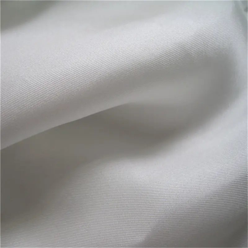 Strong High Qualified Regular Pure 10 M/M Natural White Undyed Silk Twill Fabric for Scarf and Clothes