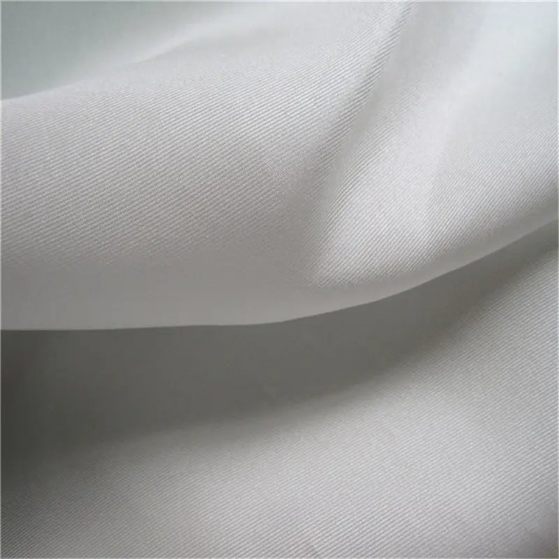Strong High Qualified Regular Pure 10 M/M Natural White Undyed Silk Twill Fabric for Scarf and Clothes