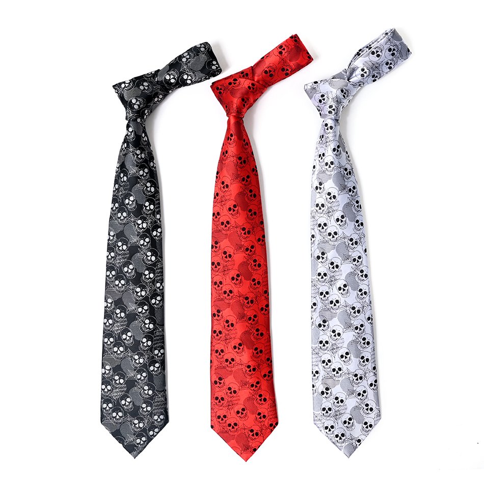 Yili Funny Mens Tie Holiday Season Party Gifts Neckties for Halloween Thanksgiving Christmas