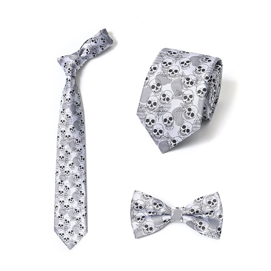 Yili Funny Mens Tie Holiday Season Party Gifts Neckties for Halloween Thanksgiving Christmas