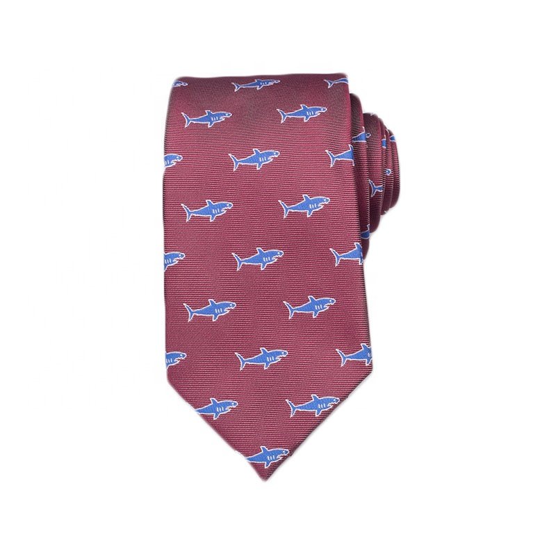 Wholesale Necktie Printing Custom Printing Style Woven 100% Polyester Suit Men Neck Tie For Business