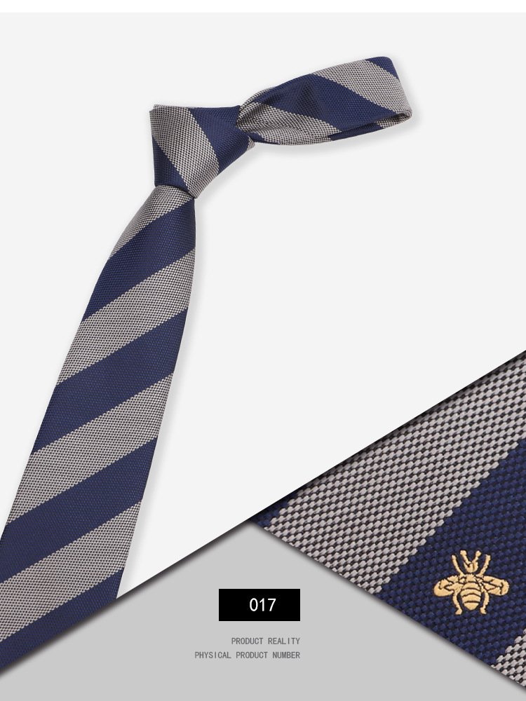 High Visibility Polyester Custom Woven Tie Men Yarn-dyed Chambray Cheap School Uniform Neckties Company Logo Ties for Custom