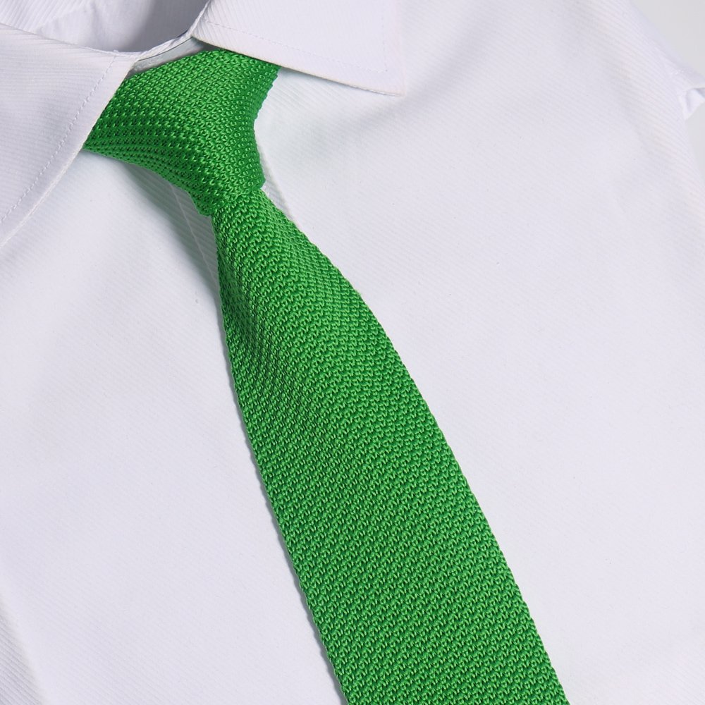 Wholesale Cheap Casual Black Knit Tie Cheap Silk Knitted Ties Men Plain Solid Men's Knit Ties