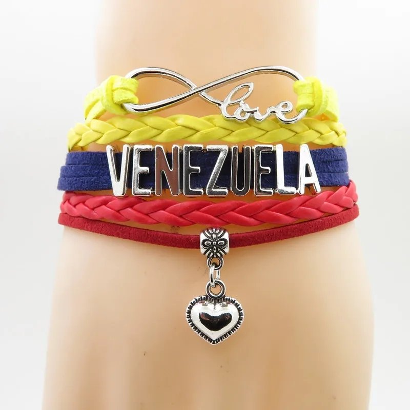 80 Models Caribbean Venezuela Flag Map Tie Clip Lapel Pin Ring Brooch Cuff Link Necklace Bracelet Earrings Key Chain Jewelry Set