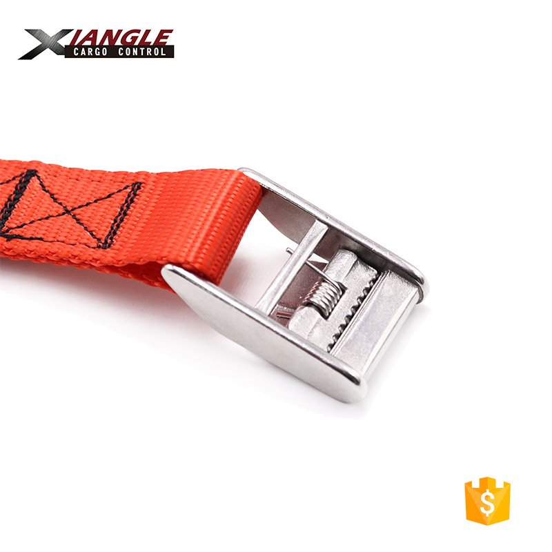 25mm 450kg 304 Stainless steel cam buckle tie down cargo lashing straps