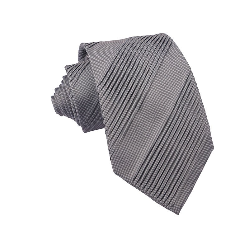 Italian Design Pleated Polyester Tie