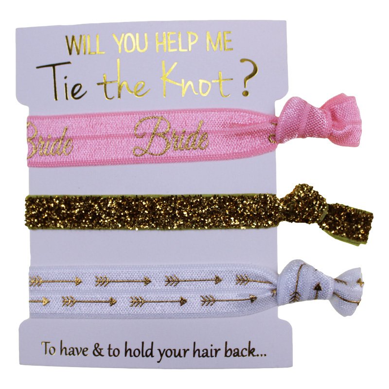 Custom Logo Printed Kid No Crease Elastic Hair Ties Band for Hair Accessories
