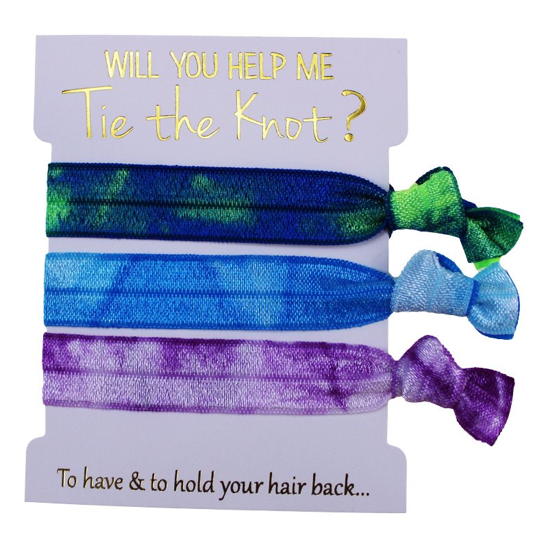 Custom Logo Printed Kid No Crease Elastic Hair Ties Band for Hair Accessories