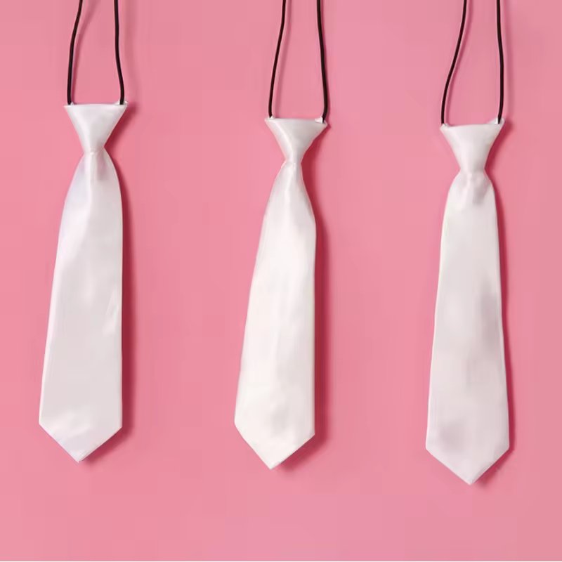Unisex Sublimation Blank Personalized Kids Ties Suit Logo Customized Printing Adjustable Children Neck Tie