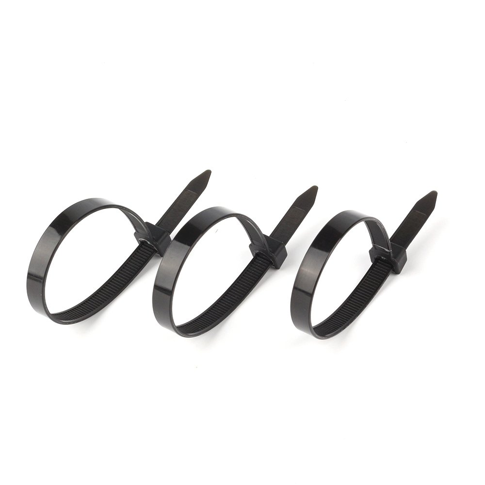 66 White Cable Ties Plastic Cable Tie New Durable Using Various Self Locking Nylon Polyester Ties App Type 5.2*400mm LYZ