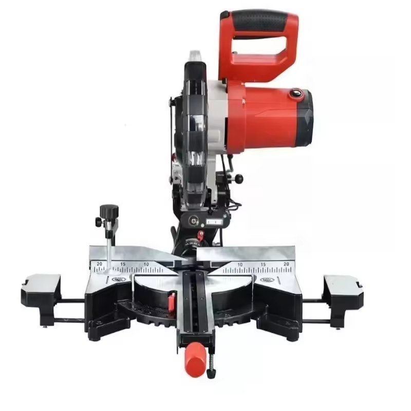 2400W Ten Inch 34Cm Tie Bar Sliding Miter Saw Multi-Function Saw Aluminum Saw Wood With Infrared Lamp Location