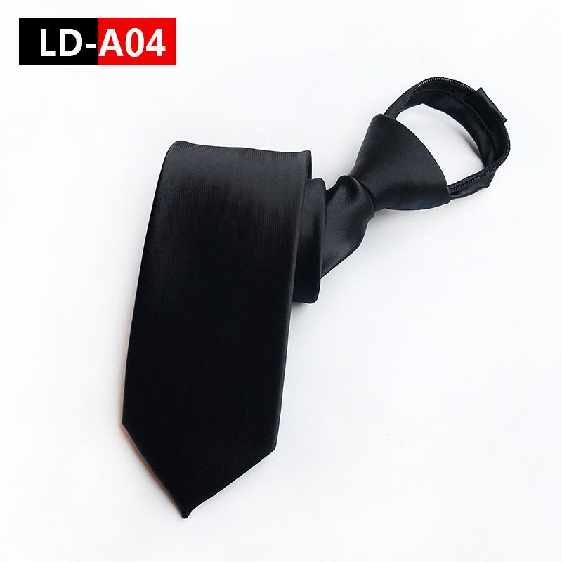 Fashion 8cm Necktie For Men Lazy Tie Easy To Pull Rope Neckwear Korean Style Wedding Party Anniversary Blue Tie