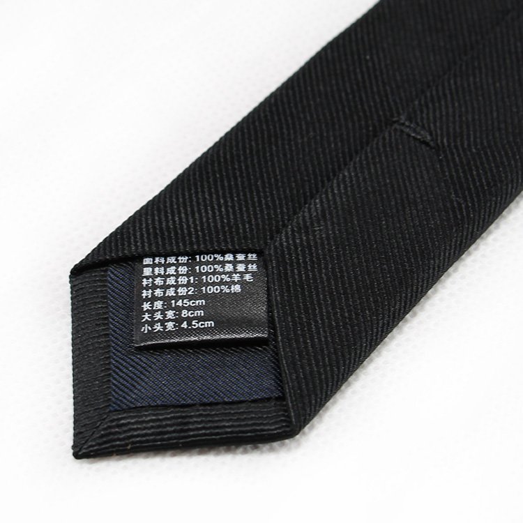 China Custom Logo Mens Polyester Jacquard Cheap Hand Made Necktie Customized Woven School Uniform Ties