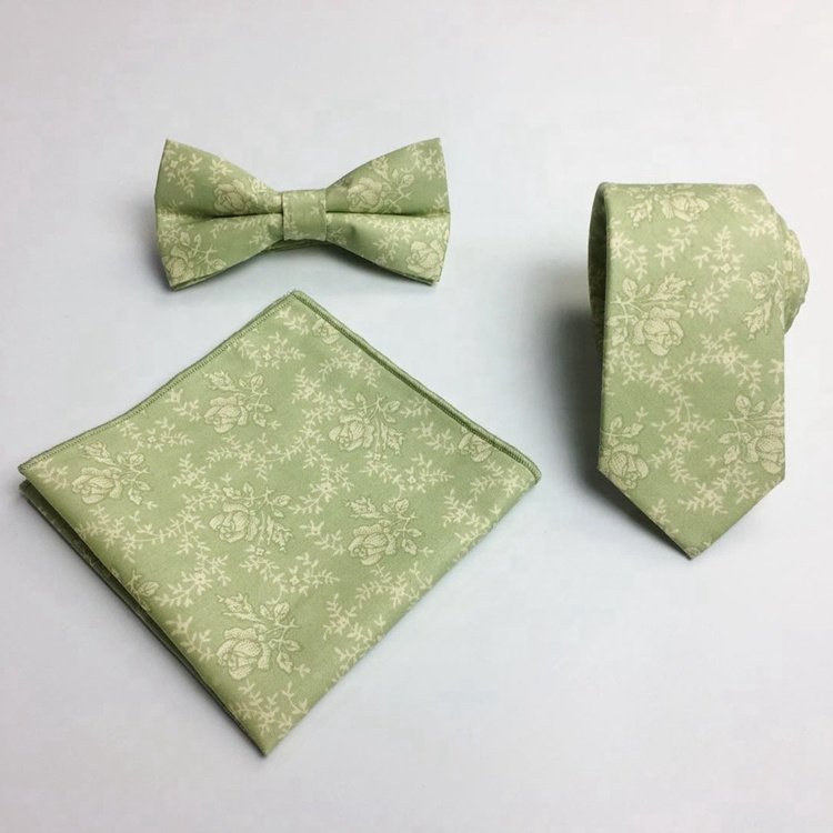 Wholesale Men's Cotton Bow Tie Quality Floral Cotton Fashionable Necktie