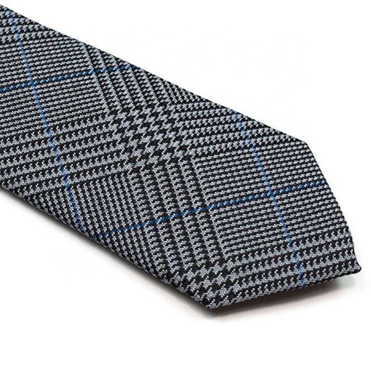 Hot sale high quality casual retro special designer neckties polyester striped mens neck ties 6 cm