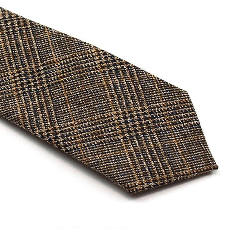 Hot sale high quality casual retro special designer neckties polyester striped mens neck ties 6 cm