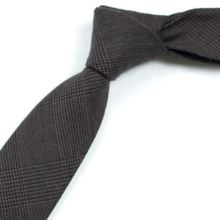 Hot sale high quality casual retro special designer neckties polyester striped mens neck ties 6 cm
