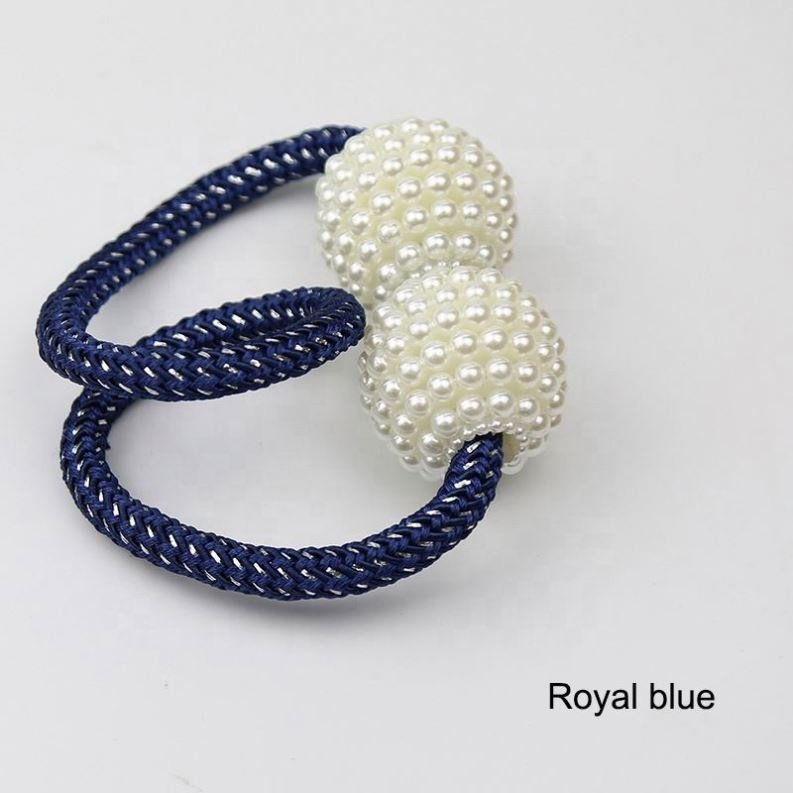 Curtain Accessories Home Decor 1x Pearl Magnetic Curtain Clip Curtain Holders Tieback Buckle Clips Hanging Ball Buckle Tie Back