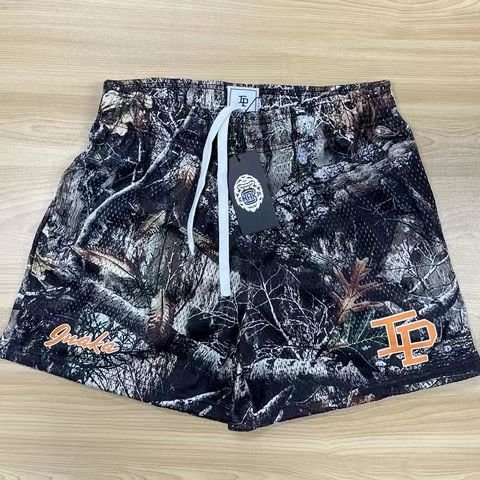 2024 NEW Men's summer sports shorts thin casual printing black classic clothing beach shorts men's casual shorts