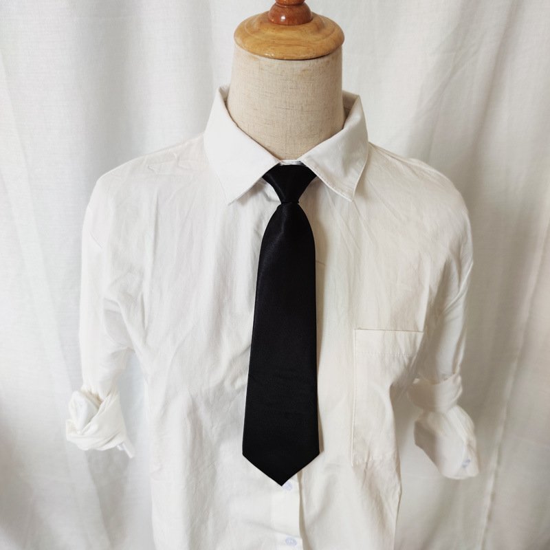Wholesale Cheap Plain School Student Neck Tie For Kids Knit Children Child Classic Necktie
