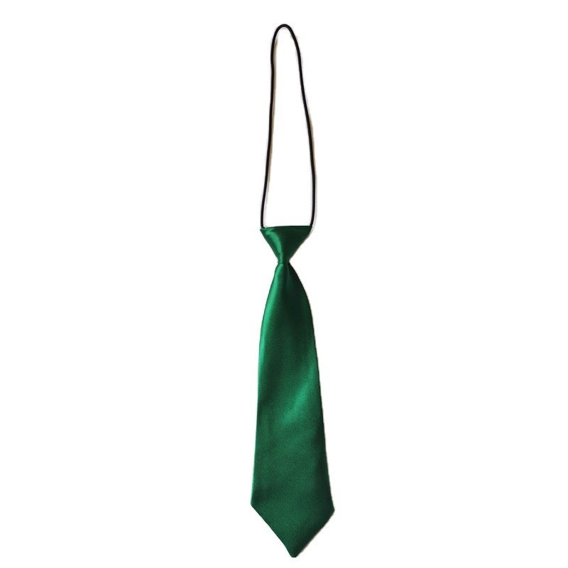 Wholesale Cheap Plain School Student Neck Tie For Kids Knit Children Child Classic Necktie