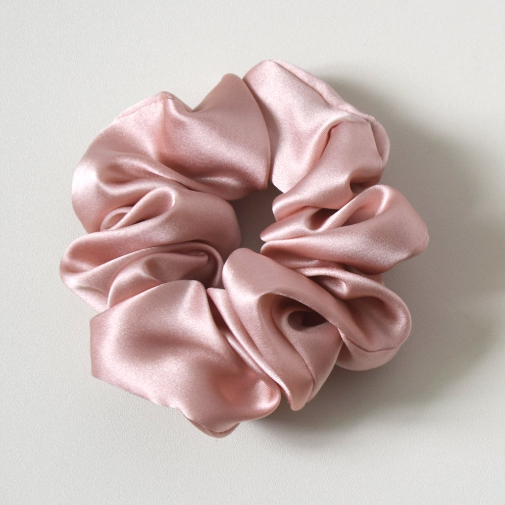 6A Grade 100% Pure Mulberry Silk Hair Ties 19MM Silk Scrunchies for Women