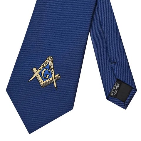 Great Custom Masonic Ties Designer Freemason Logo Series Silk Woven Patterns Masonic Ties For Men Manufacturer Masonic Ties