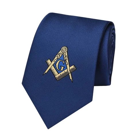 Great Custom Masonic Ties Designer Freemason Logo Series Silk Woven Patterns Masonic Ties For Men Manufacturer Masonic Ties