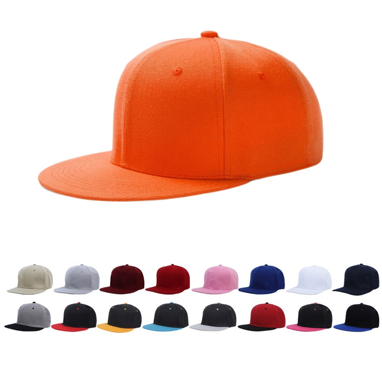 Hzm-22032 Wholesale Cheap Blank Solid Tie Dye Snapback Hat Baseball Cap Kids Plain Children Baby Sport Cap For Boy Girl