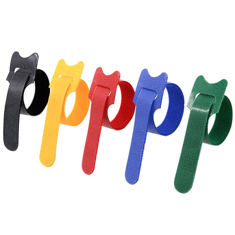 High-quality Reusable Double-layer Hook and Loop Fastening Ties in 5 Colors 125 X 12.5mm Tape Shoes Area 12mm 175mm 7-15days