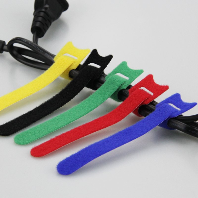High-quality Reusable Double-layer Hook and Loop Fastening Ties in 5 Colors 125 X 12.5mm Tape Shoes Area 12mm 175mm 7-15days