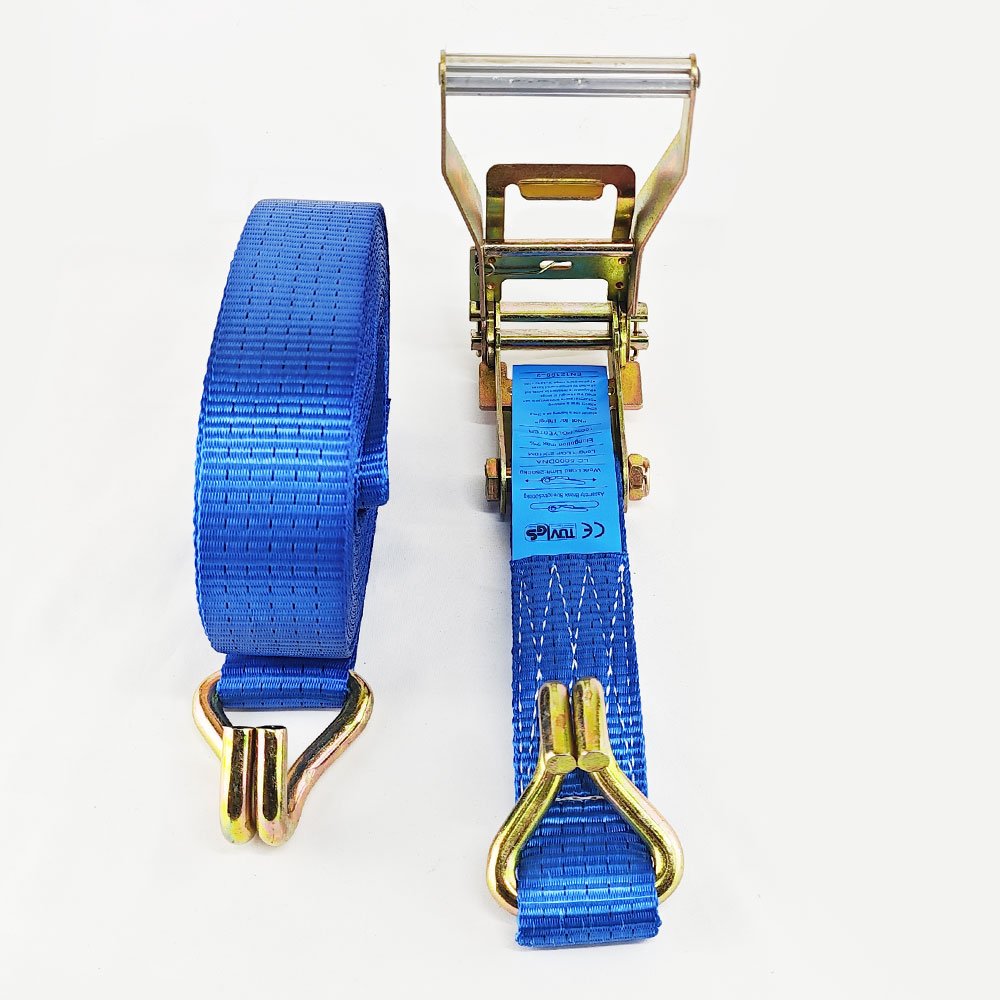 25mm 1 inch Ratchet Buckle Nylon Cargo Tie Down Lashing Truck Strap